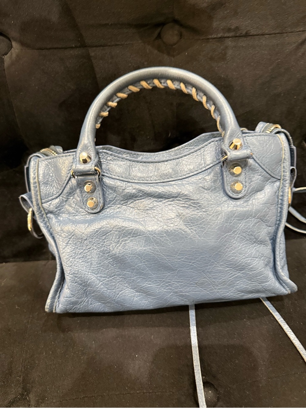 Balenciaga Light Blue Citi mini Satchel - Picture 3 of 8